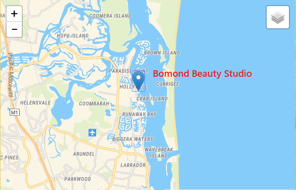 Map of Bomond Beauty Studio - Beauty Salon in Gold Coast